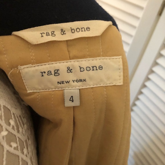 SOLD Rag & Bone navy hussar jacket 4 Gossip Girl - Picture 6 of 7